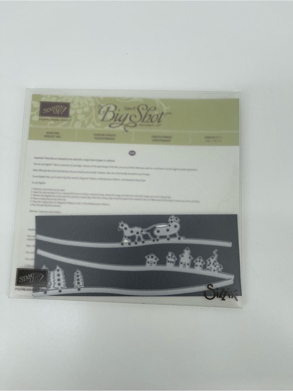 ⭐️Stampin' Up! Big Shot Die Set - Sleigh Ride 139670